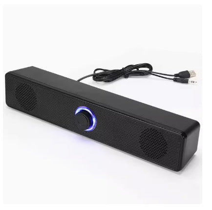Compact Multimedia Soundbar Speaker Bowlift
