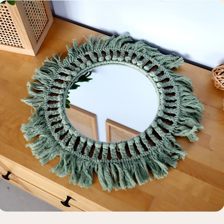 Decorative Macrame Wall Mirror