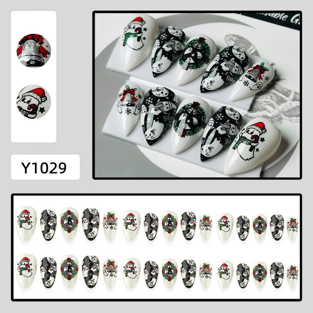 Artificial Nails in Modern Tribal Design Bowlift