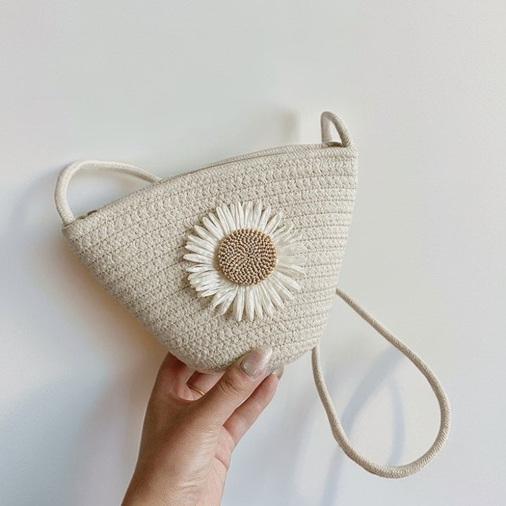 Handbag with Floral Design Bowlift