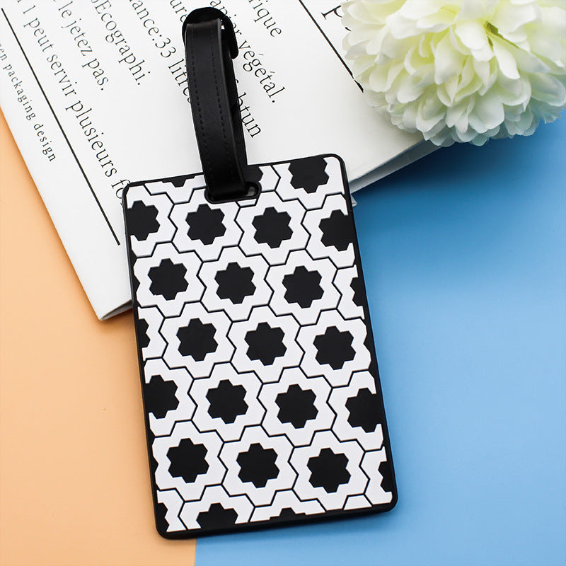 Unisex Geometric Pattern Luggage Tag Bowlift