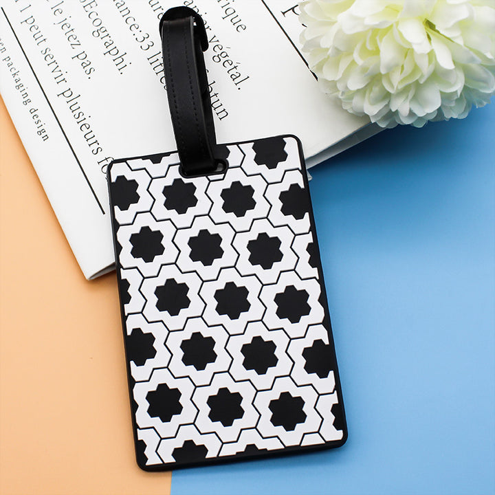 Unisex Geometric Pattern Luggage Tag Bowlift