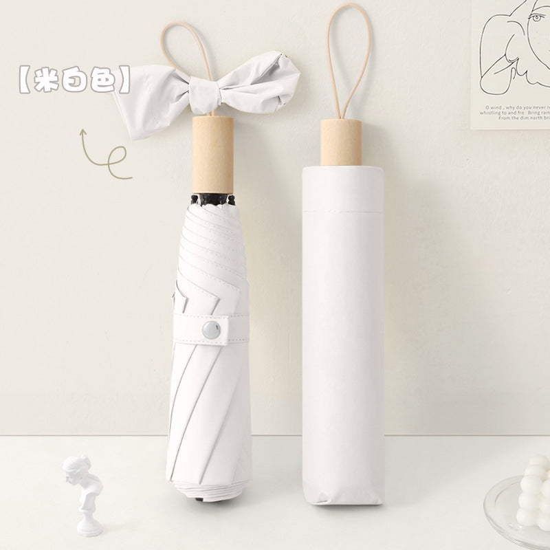 Women's elegant folding umbrella with innovative design Bowlift