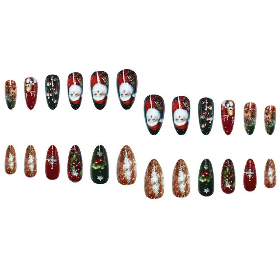 Holiday Themed Decorative Nail Art Bowlift