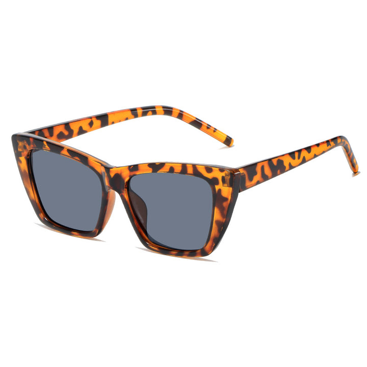 Women's trendy oversized sunglasses with innovative transparent frame Bowlift