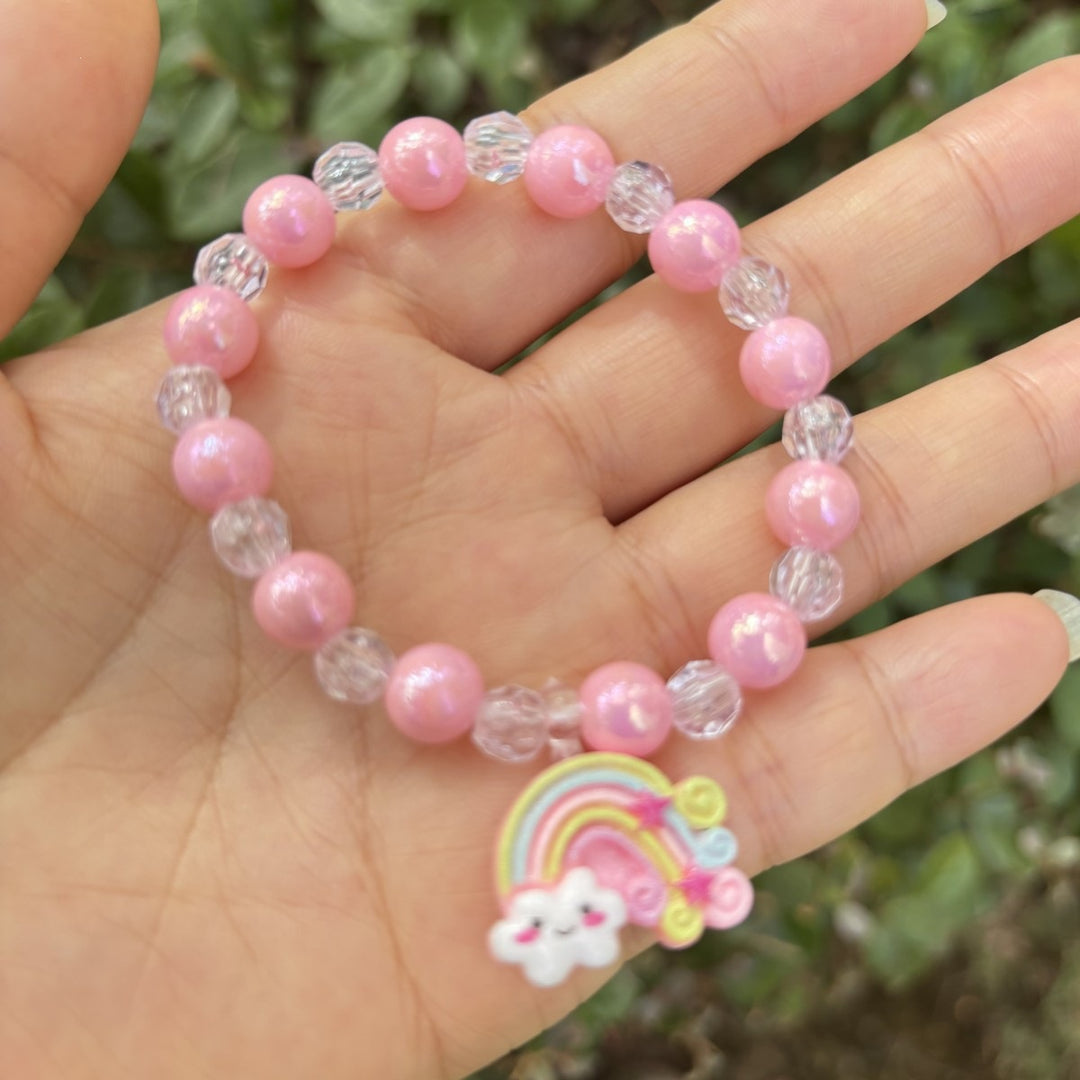 Cute bracelet with elephant charm Made of glass Bowlift