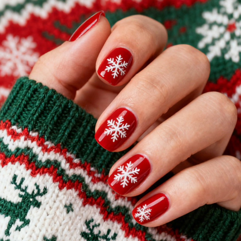 Festively Themed Press-On Nail Art Collection Bowlift
