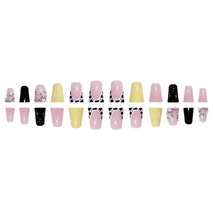 Artistic Multi-Texture Nail Extensions Bowlift