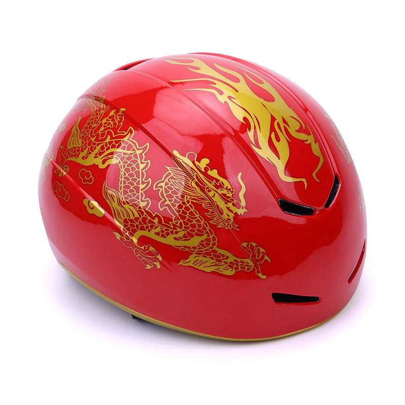 Dragon-Design Bicycle Helmet Bowlift