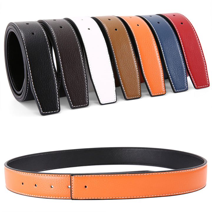 Premium Interchangeable Leather Belt Strap Bowlift
