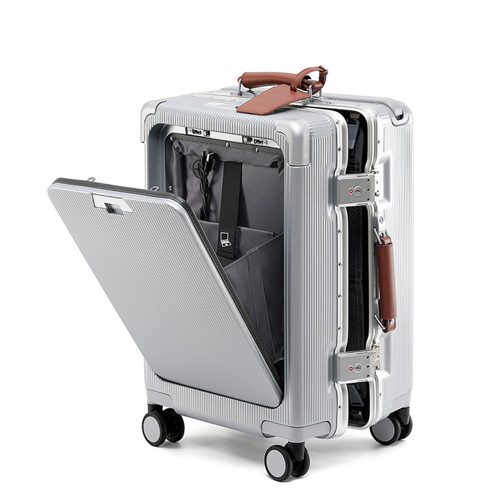High-Tech Multi-Compartment Travel Suitcase