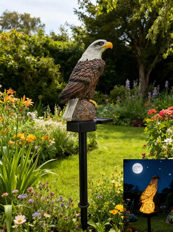 Whimsical Solar-Powered Squirrel Garden Stake Light With Integrated Solar Panel And Warm LED Glow Bowlift