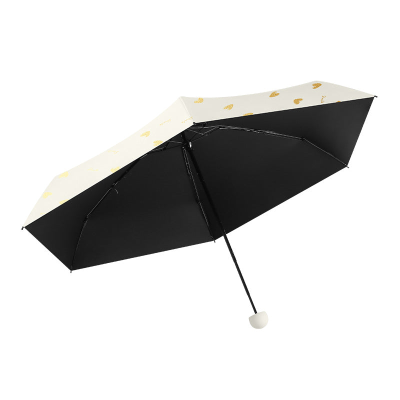 Ladies UV Protection Folding Umbrella with Innovative Design Bowlift