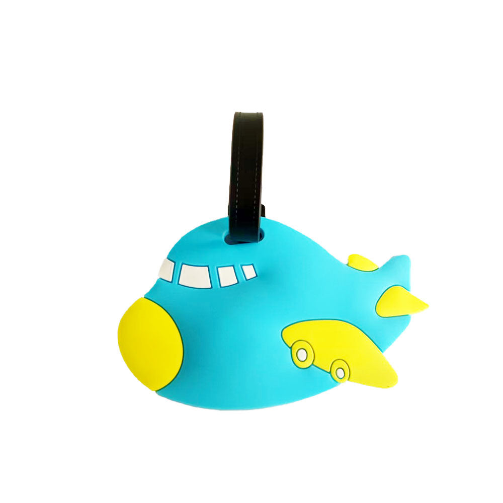 Unisex Airplane-Themed Luggage Tag Bowlift