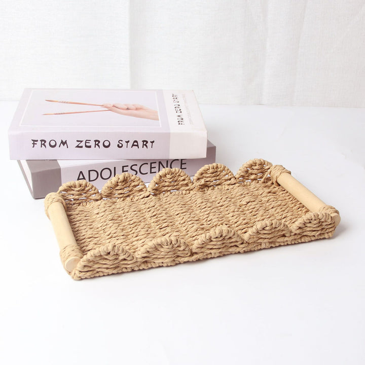 Decorative Woven Serving Tray