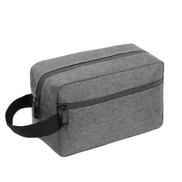 Practical cosmetic bag with two zippers Bowlift