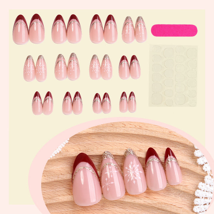 Glamorous Stiletto Press-On Nail Art Set Bowlift