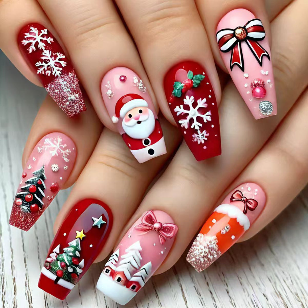 Holiday-Themed Nail Art Bowlift