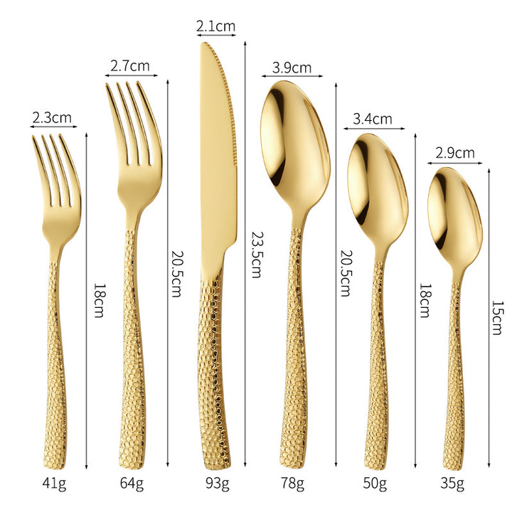 Stylish and Colorful Cutlery Set Made of Stainless Steel Bowlift