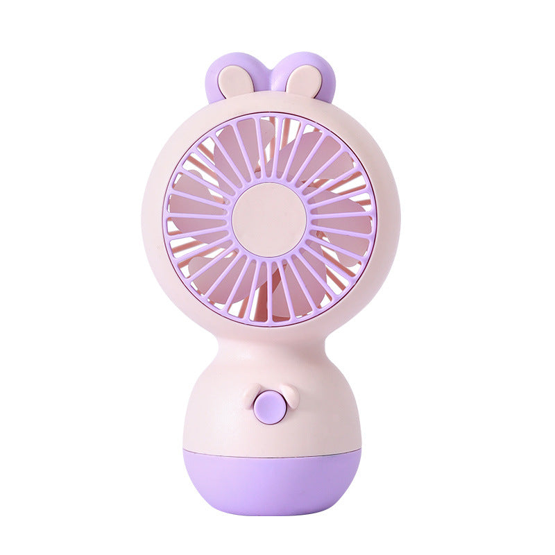 Ladies Portable Mini Fan with Cute Animal Design Bowlift