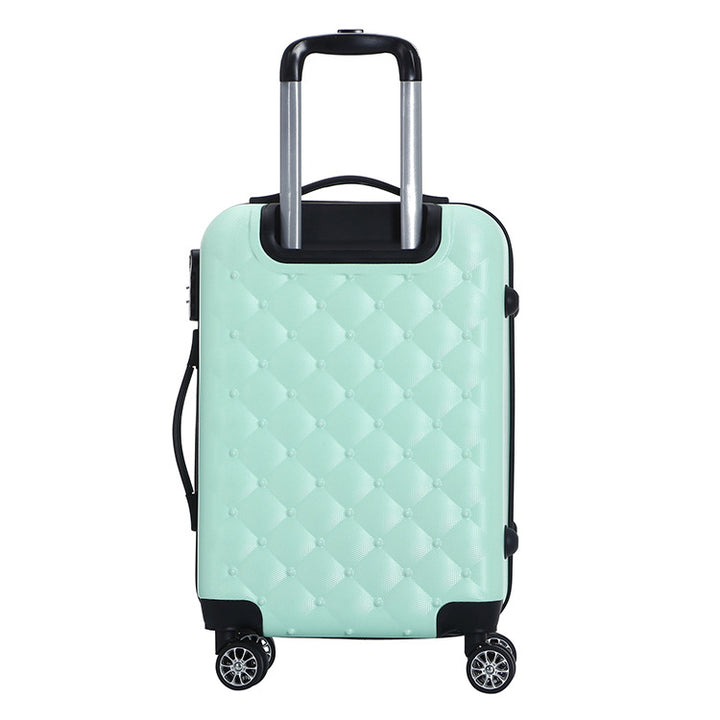 Unisex Quilted Hard Shell Carry-On Suitcase Bowlift