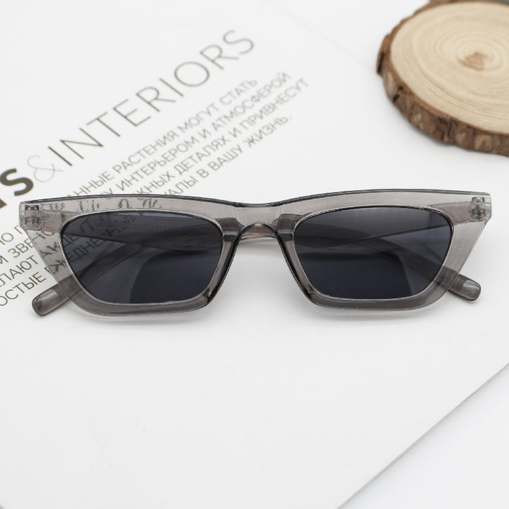 Women’s geometric sunglasses with refined plastic frame Bowlift