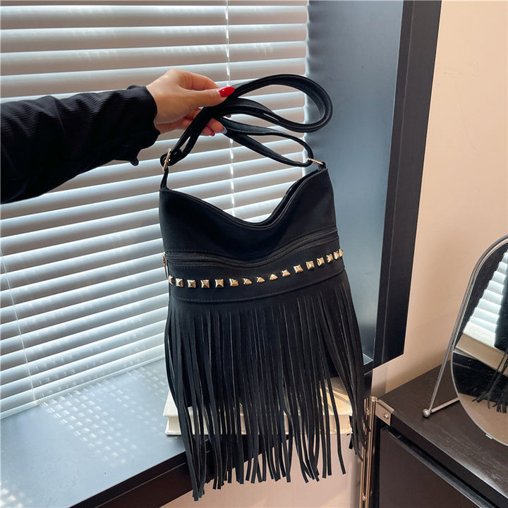 Stylish Fringe Crossbody Bag Bowlift