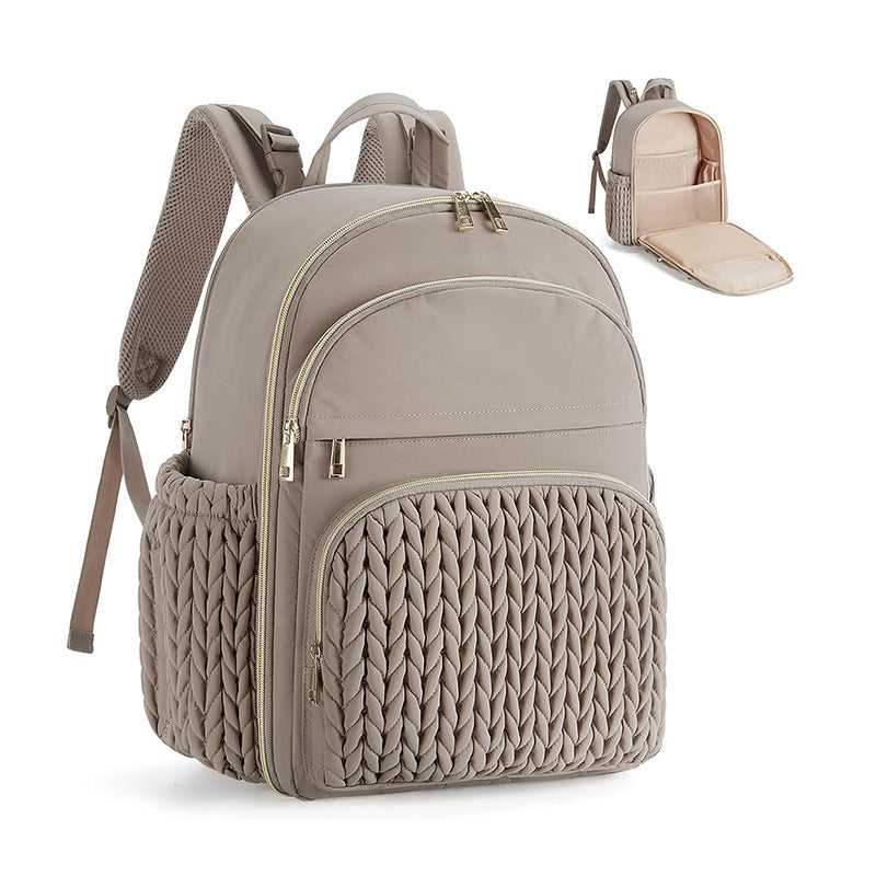 Trendy Backpack with Braided Design Bowlift