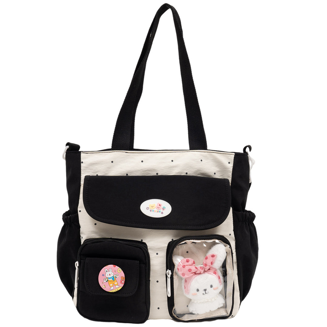 Multi-Pocket Casual Tote Bag Bowlift
