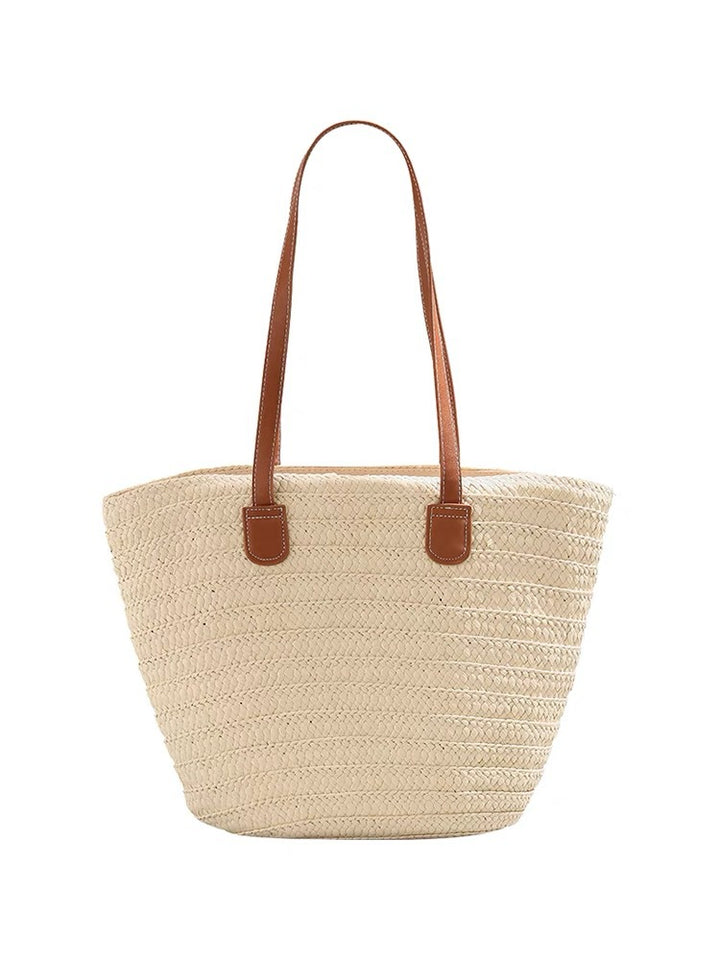 Handcrafted Beach Bag Made of Natural Material with Sturdy Handles Bowlift