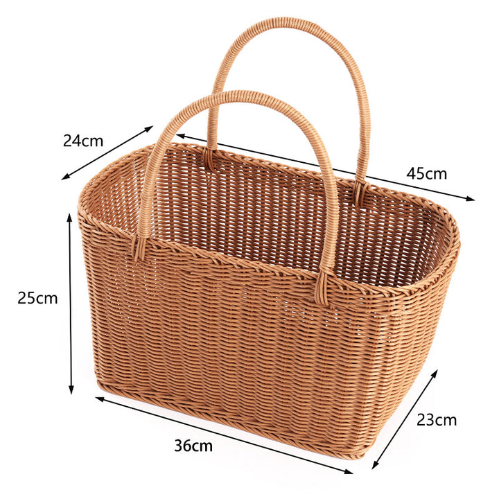Storage Woven Basket Bowlift