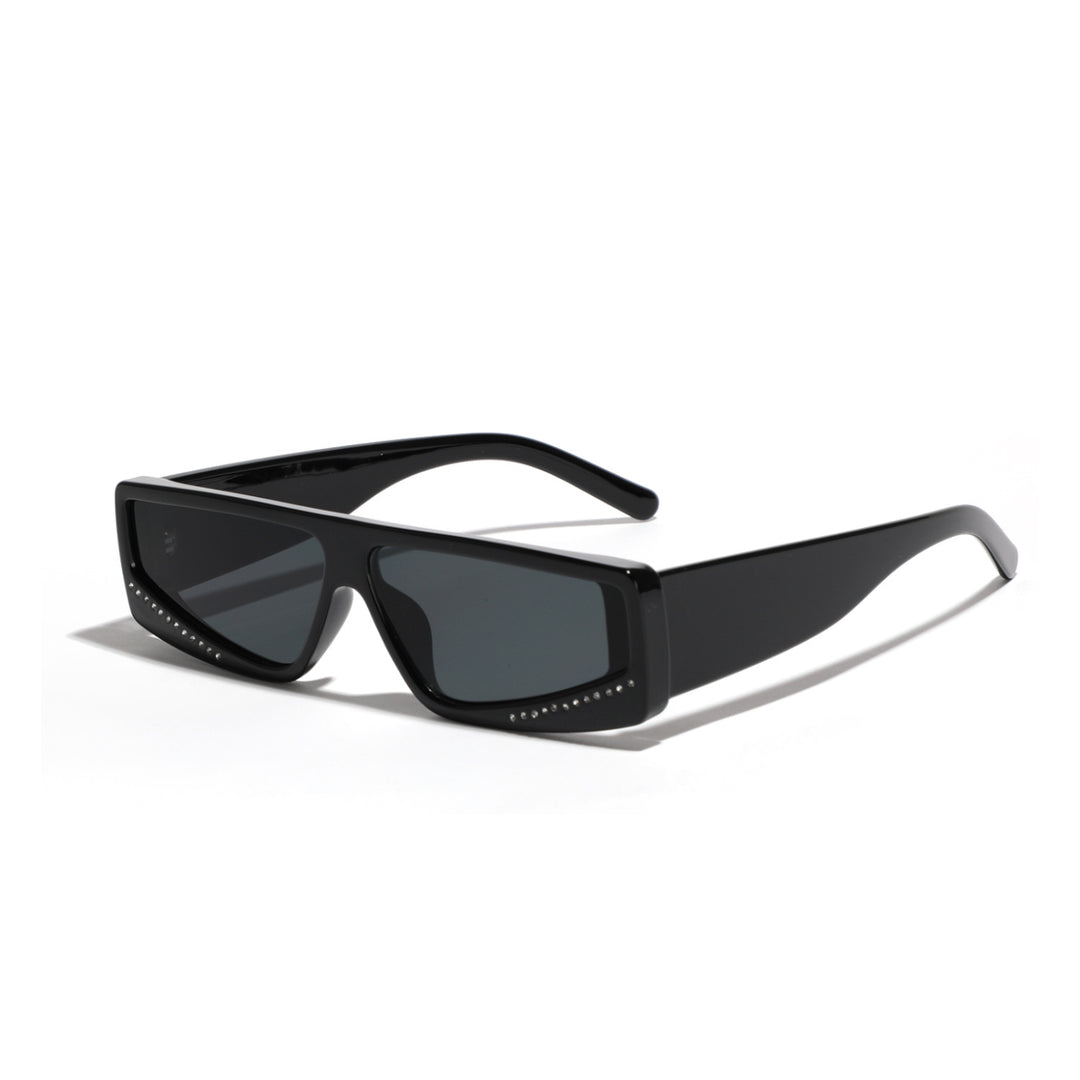 Women's oversized sunglasses with futuristic shape and stylish embellishments Bowlift