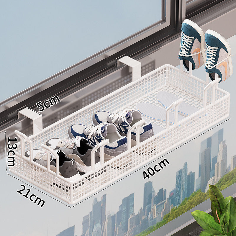 Adjustable Over-The-Door Shoe Organizer Bowlift