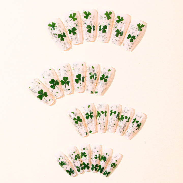 Shamrock-Themed Nail Art Kit Bowlift