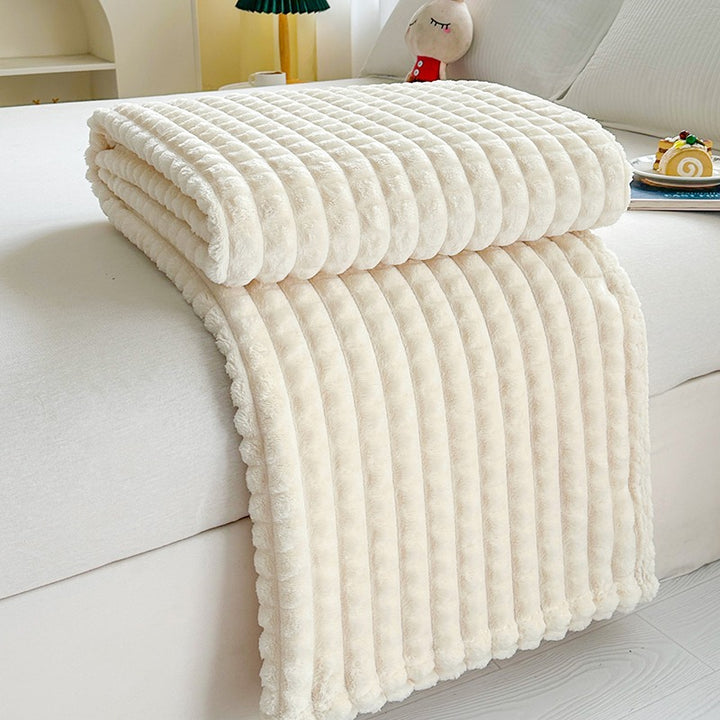 Ridge Textured Throw Blanket Bowlift