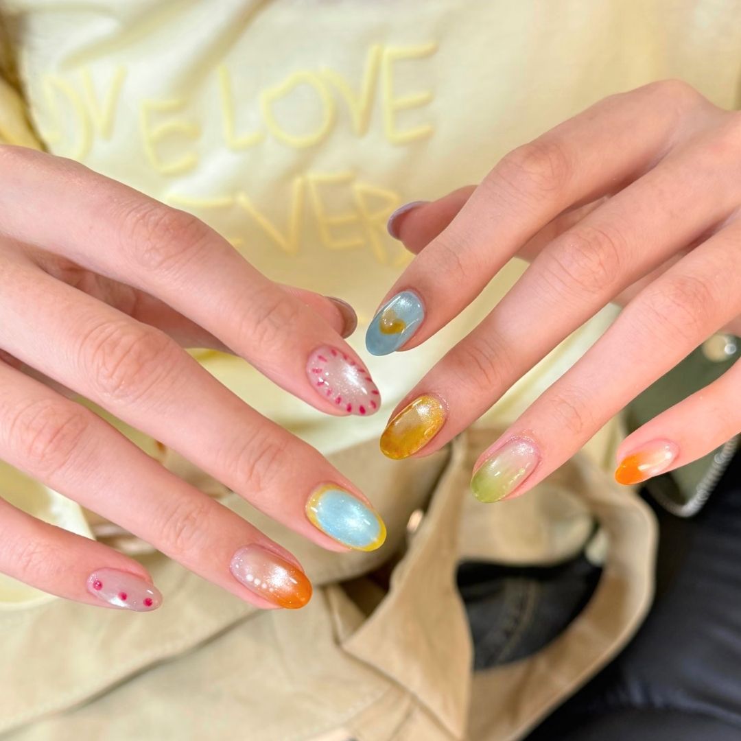 Artistic Ombre Glitter Nail Art Set Bowlift