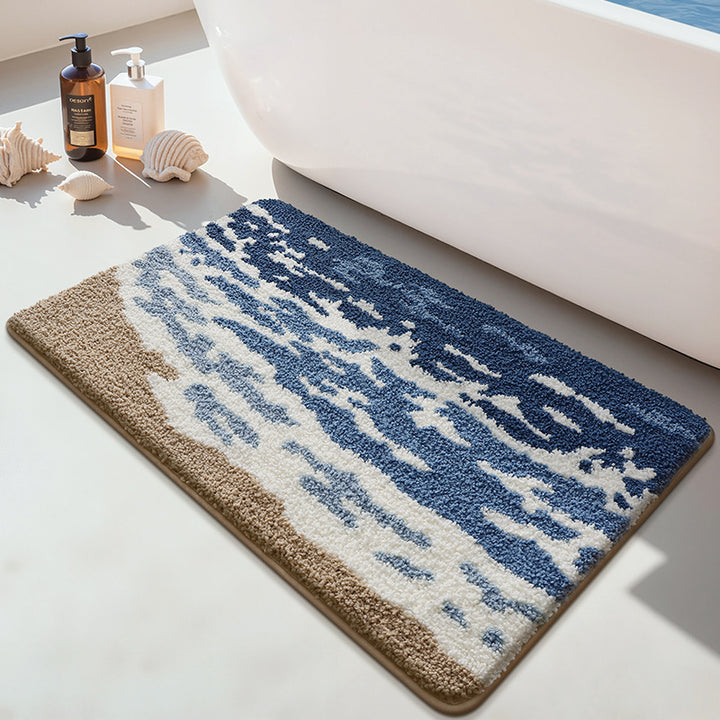 Playful Dog-Themed Bath Mat Bowlift