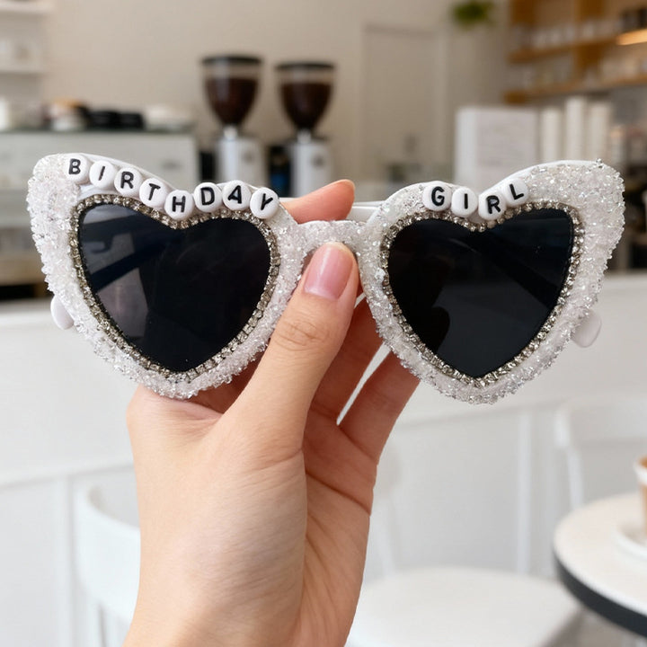 Heart-Shaped Celebration Sunglasses Bowlift