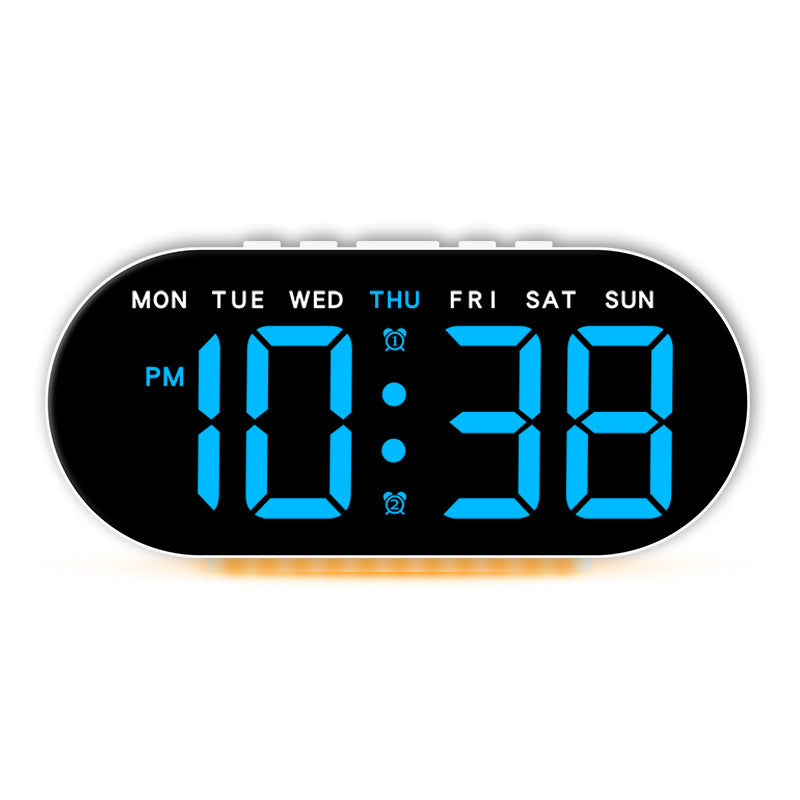 Digital alarm clock with adjustable LED display Bowlift
