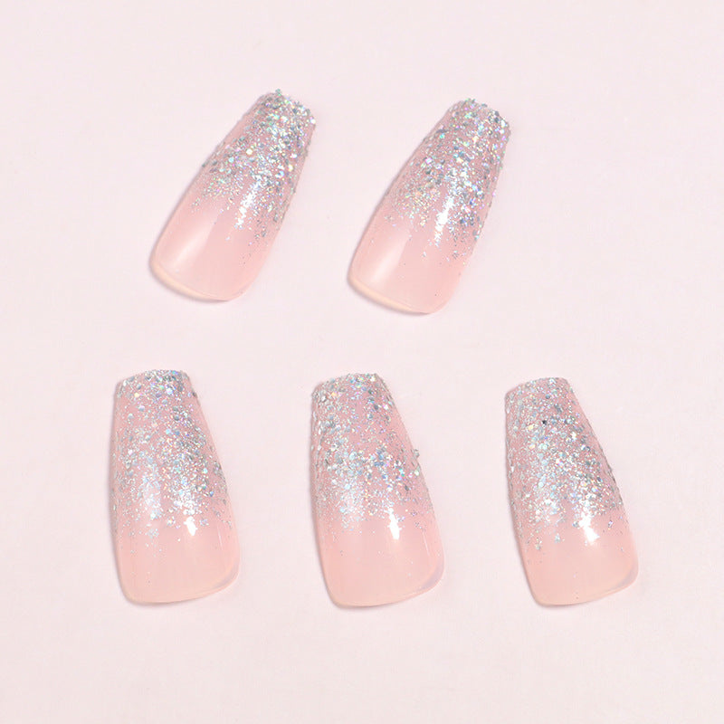 Luxury Glitter Ombre Press-On Nail Set Bowlift