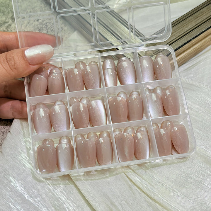 Glossy Press-On Nail Tips Collection Bowlift