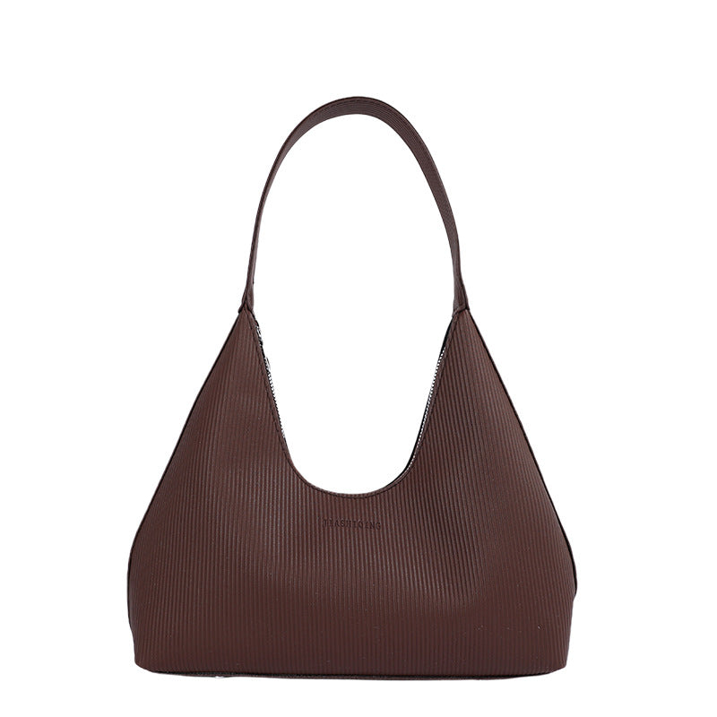 WoTextured Hobo Shoulder Bag Bowlift