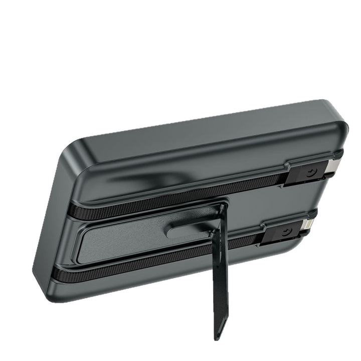 Magnetic power bank with high-speed charging and integrated Qi technology Bowlift