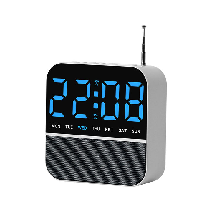 Digital Alarm Clock with LED Display Bowlift