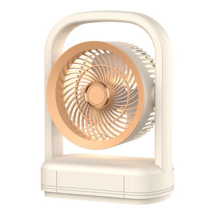 Unisex Portable Rechargeable Desk Fan Bowlift