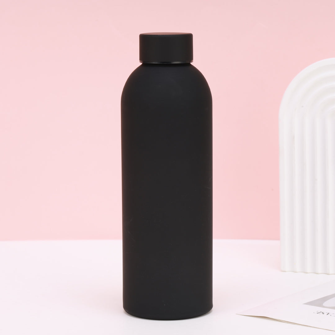 Unisex nan vacuum-insulated stainless steel drinking bottle with soft-touch surface and leak-proof screw cap Bowlift