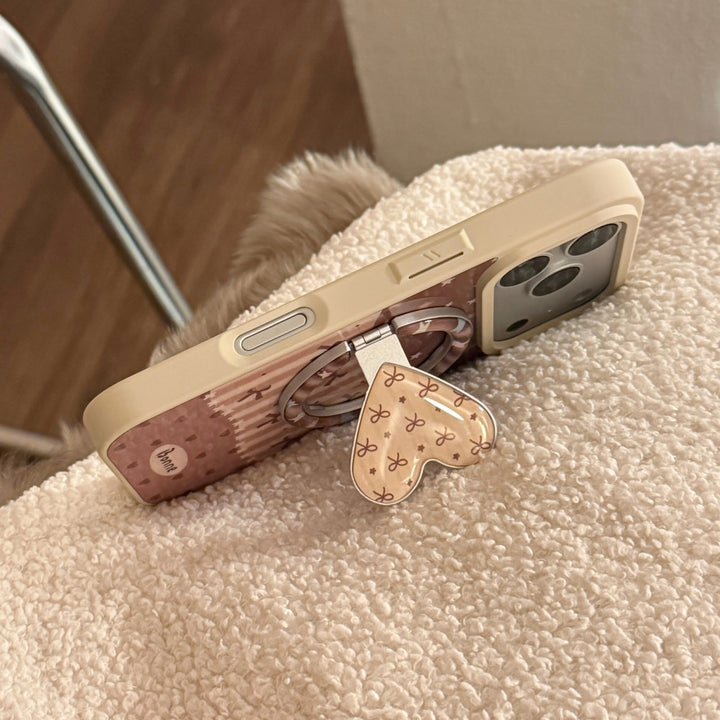 Heart-shaped hand mirror Bowlift