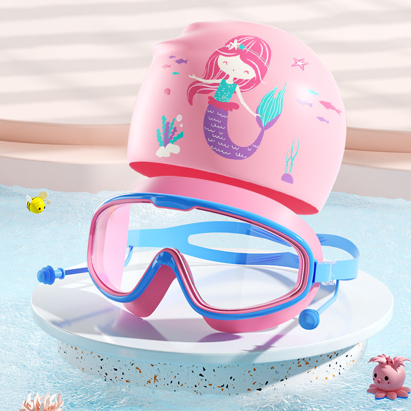 Kids Fun Tiger-Themed Swim Set Bowlift