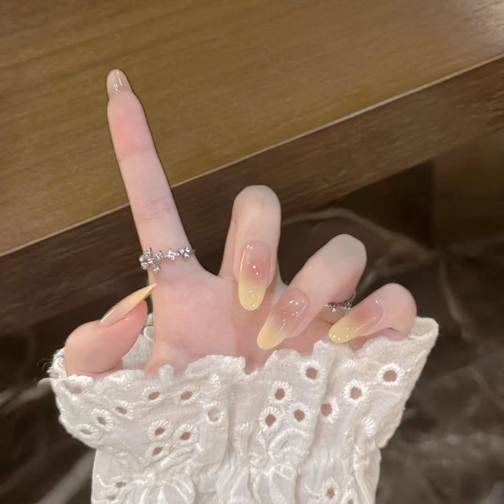 Premium Glossy Cashmere Nail Set Bowlift