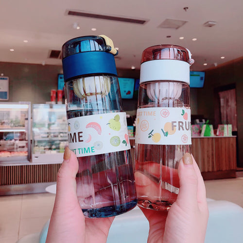 Women's reusable infuser bottle with fruity design Bowlift